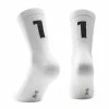 Chaussettes ASSOS Poker Socks "1" Blanc