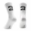 Chaussettes ASSOS Poker Socks "3" Blanc