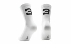 Chaussettes ASSOS Poker Socks "3" Blanc