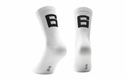 Chaussettes ASSOS Poker Socks "6" Blanc