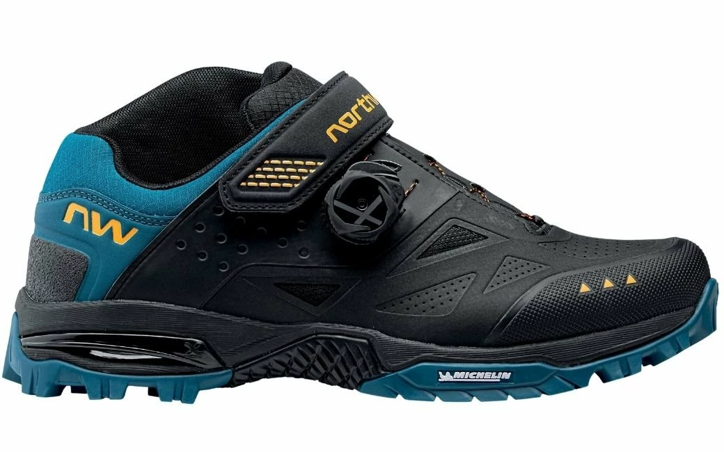 Chaussures VTT NORTHWAVE Enduro MID 2 Noir/Bleu 2 Chaussures VTT NORTHWAVE Enduro MID 2 Noir/Bleu – Image 2