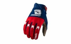 Gants Long VTT KENNY Track Navy/Rouge