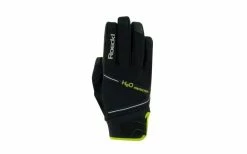 Gants Longs Hiver ROECKL Rhone Noir/Jaune
