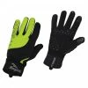 Gants Vélo Hiver Rogelli Storm Noir/Jaune Fluo
