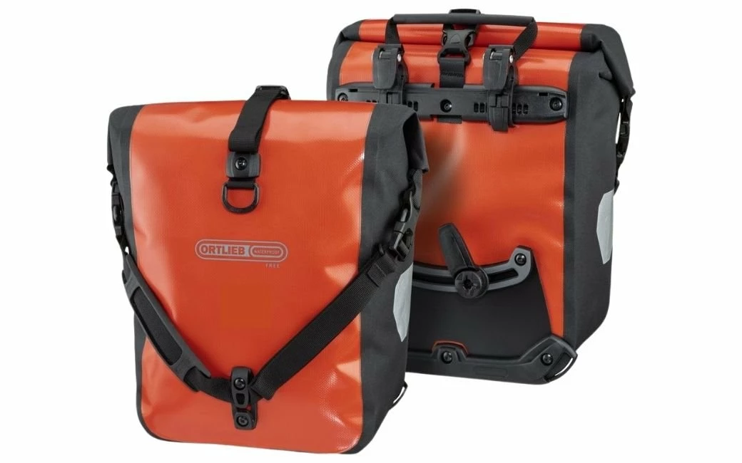 Paire De Sacoches De Voyage Ortlieb Sport-Roller Free 2x12,5L Rouge Brique 1 Paire De Sacoches De Voyage Ortlieb Sport-Roller Free 2x12,5L Rouge Brique