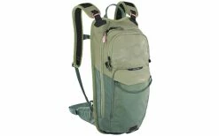 Sac à Dos EVOC Stage 6L Vert Olive + Poche à Eau 2L