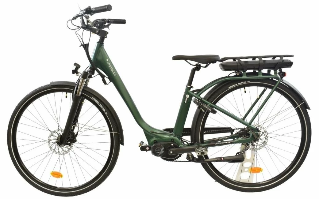 Vélo De Ville Electrique Exs Chantenay Vert Foncé - 2021 2 Vélo De Ville Electrique Exs Chantenay Vert Foncé - 2021 – Image 2
