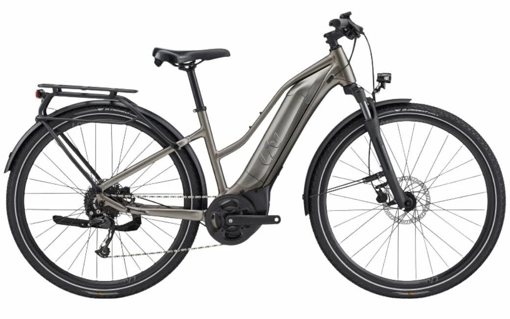 Vélo De Ville Electrique Liv Amiti E+ 3 Gris - 2022 1 Vélo De Ville Electrique Liv Amiti E+ 3 Gris - 2022