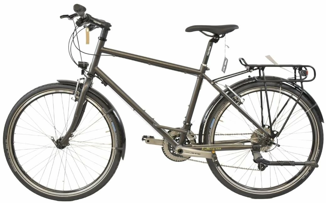 VTC Histoire Bike Voyageuse Classique 26" Gris Foncé - 2022 2 VTC Histoire Bike Voyageuse Classique 26" Gris Foncé - 2022 – Image 2