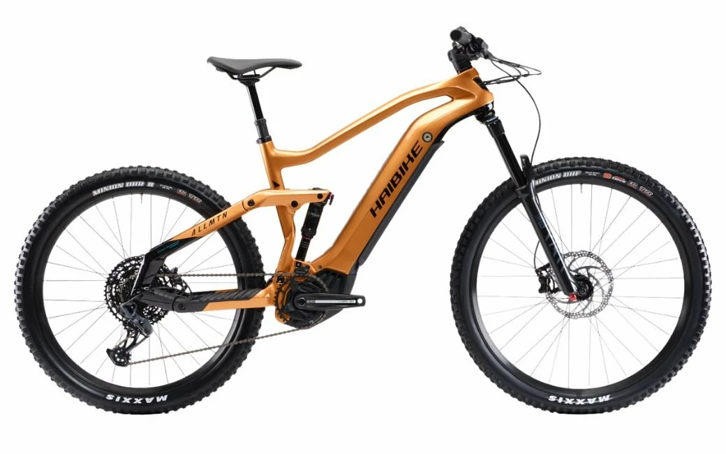 VTT électrique Haibike Allmtn CF 6 Orange/Noir 600Wh - 2022 1 VTT électrique Haibike Allmtn CF 6 Orange/Noir 600Wh - 2022
