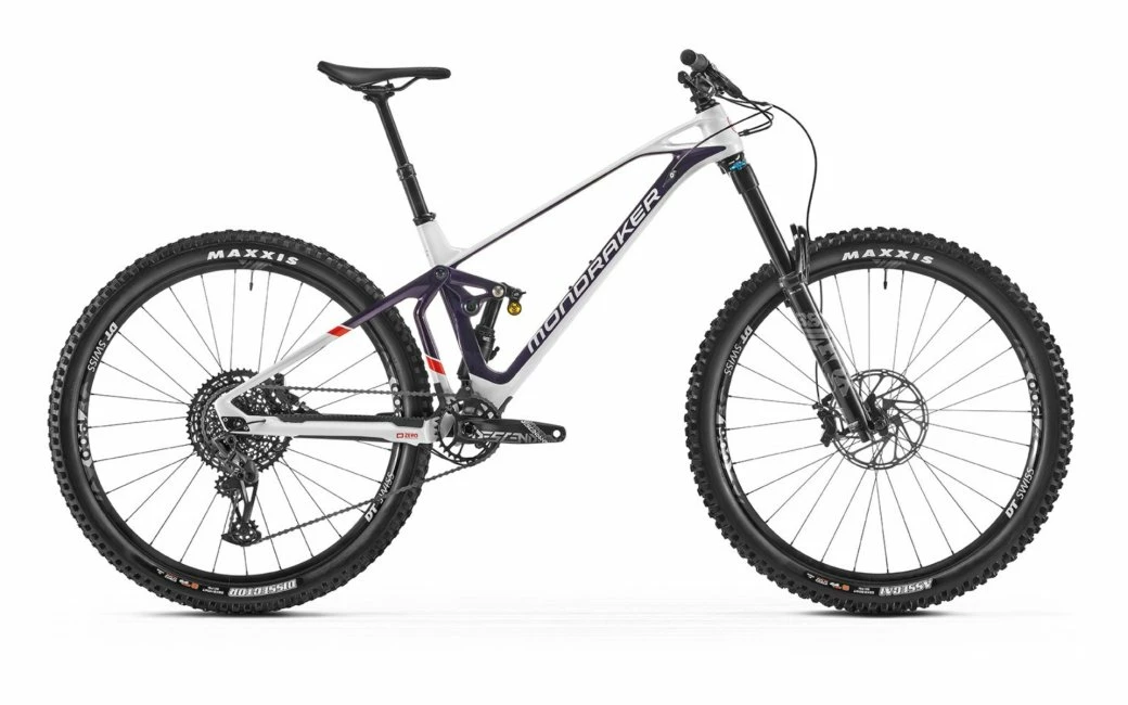VTT Mondraker SuperFoxy Carbon R Blanc/Violet - 2022 1 VTT Mondraker SuperFoxy Carbon R Blanc/Violet - 2022